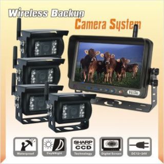 Wireless Agriculture Backup Camera System 4CCD Camera