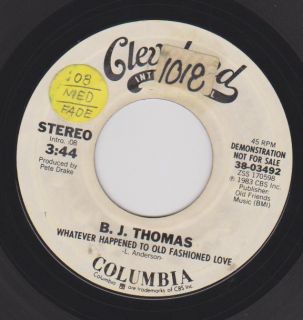 THOMAS {1983 C&W Promo}WHATEVER HAPPENED TO OLD FASHIONED LOVE on 