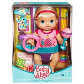 Baby Alive WIGGLES N WETS GIGGLES Doll by Hasbro NIB FREE SHIP W/ BUY 