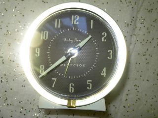 Vintage Westclox Baby Ben Alarm Clock Very Nice