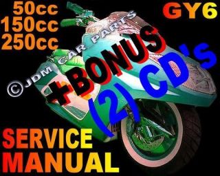 Scooter 150cc 250cc GY6 Service Repair Manual Chinese