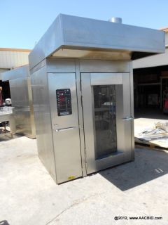 Hobart Double Rack Gas Bakery Oven Bread Rotary
