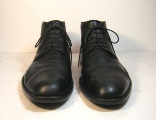 BALLY Seltis Mens Leather Ankle Boots Size 11.5 MADE IN ITALY