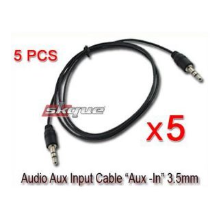 Mp3 to Auxiliary Aux Input Jack Stereo 3 5mm Cable For Apple Ipod 