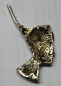 nefertiti sterling pin pendant signed