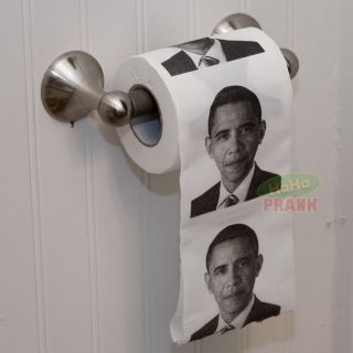 Barack Obama Funny Toilet Paper Political Joke Humor