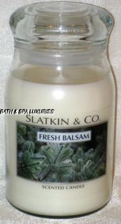Bath Body Works Fresh Balsam Candle Huge 22 oz Lot x 2