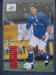 Dino Baggio Soccer Card 1998 World Cup Parma Lazio Juventus Italy 