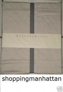 Barbara Barry EURO Pillow Sham PIROUETTE Platinum New in package