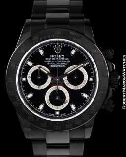 Rolex Daytona Black Out 116520 Bamford Watch Department New 2012 