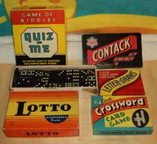 1930’s Game Lot Contack Quiz Me Crossword Letter Letter grams Lotto 