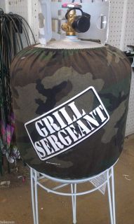 Grill Sargeant Camouflage Camo 20 lb Propane LP Fabric BBQ Tank Cover