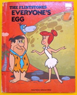   EVERYONES EGG Wonder Books VG HB 1976 Hanna Barbera stoneage