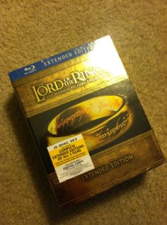 NEW The Lord of the Rings Extended Edition Blu Ray Complete Set
