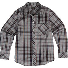 Fendi Kids Boys L/S Plaid Button Up Shirt (Big Kids)   Zappos Couture