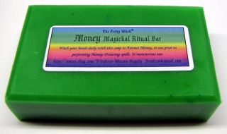 Money Ritual Bar Soap Magical Wicca Witch Beauty Pagan