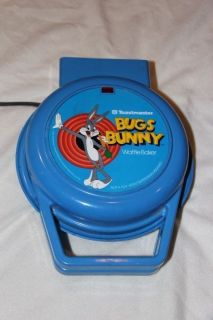   1991 Disney Bugs Bunny Waffle Iron Baker Maker Nonstick Waffler