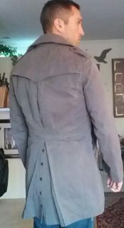 Authentic New UNWORN Mens Bana Republic Jacket Peacoat Mid Thigh Small 