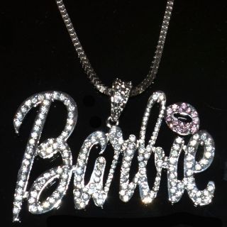   Style Iced Out Nicki Minaj Barbie Pendant Necklace ♥