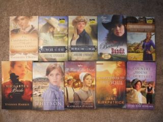 Christian Fiction Book Lot of 10 Western Romance Lynxwiler Fuller 