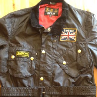 Barbour International Union Jack Waxed Jacket