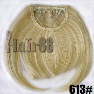 top specification hair type synthetic hair style bang hair extensions