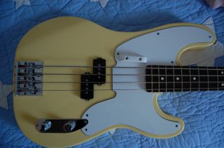   Mike Dirnt MIM Fender Precision Bass P bass Pbass With Hard Shell Case