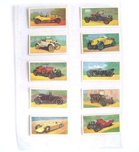 Barratt Cars of The World Cards 1960s Full Set x 50
