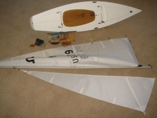 Vortex Santa Barbara Soling M model remote control sailboat 50 inches 