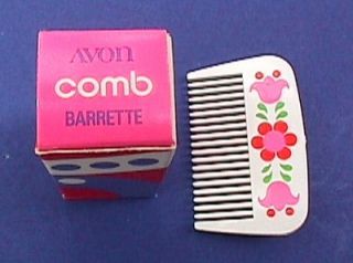 Avon Childs Hair Comb Plastic Barrette Vintage Old 1970s Vtg New in 