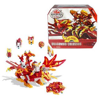 New SEALED Bakugan Gundalian Electronic Dragonoid Colossus Red Set 