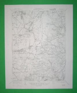 Pocono Tobyhanna Gouldsboro Pennsylvania 1921 Topo Map