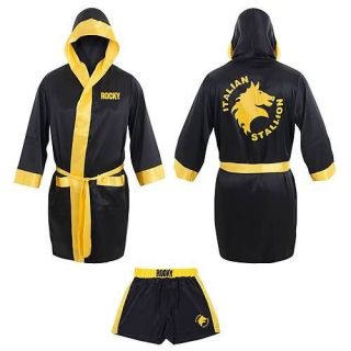 Rocky Balboa Italian Stallion Boxing Costume Robe with Shorts