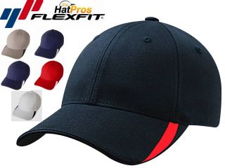   Sweep Low Profile Fitted Baseball Blank Plain Hat Ball Cap Flex Fit