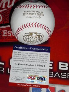   Signed 2012 World Series Baseball San Francisco Giants PSA DNA