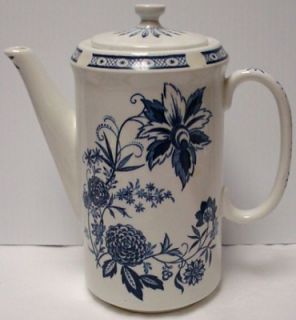 Barker Brothers China Cathay Blue Coffee Pot with Lid