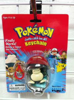 Pokemon Snorlax Basic Fun Keychain Gift Novelty Souvenir Collectible 