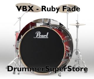   Vision VBX Ruby Fade Bass Drum 20x18 Kick Drum VBX2018BC232
