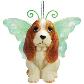 21606 Bassett Hound Ornament Wings by Keith Kimberlin