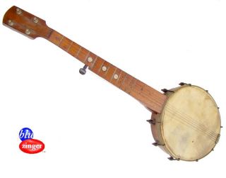   southern minstrel type 5 string banjo offered as found in estate