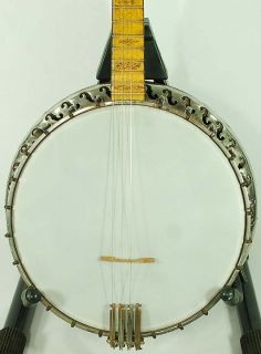 Bacon Day Roy Smeck Silver Bell Stage Model Tenor Banjo