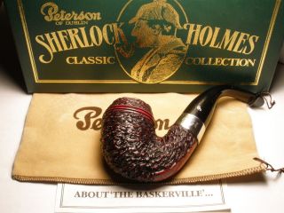 Petersons The Baskerville Sherlock Holmes Tobacco Pipe Unsmoked