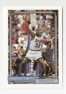 1992 93 Shaquille ONeal Topps Basketball Trading Card 362