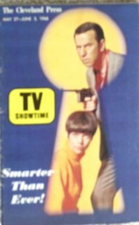   Get Smart 1966 Local TV Guide Barbara Feldon Article Don Adams