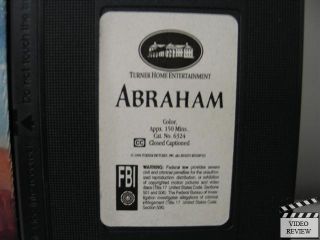 Abraham VHS Richard Harris Barbara Hershey 053939632439