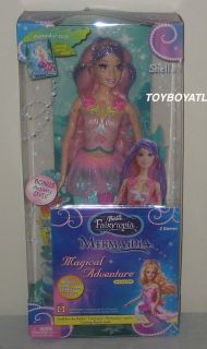 Barbie Fairytopia Mermaidia Shella Mermaid Doll Brand NEW Factory 