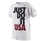 Nike Just Do It USA Pre School Boys T Shirt 8C384W_100_A