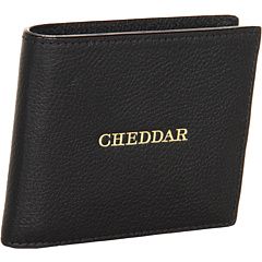 Jack Spade Embossed Idiom Leather Cheddar Bill Holder   Zappos Couture