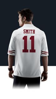   49ers Alex Smith Mens Football Away Game Jersey 479400_107_B_BODY