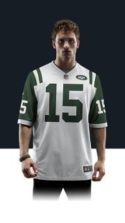    Jets Tim Tebow Mens Football Away Game Jersey 479396_107_A_BODY